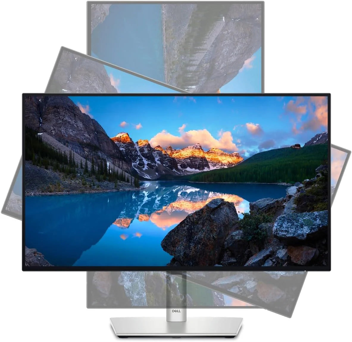 Dell U2724D UltraSharp 27-calowy monitor QHD (2560 x 1440), 120 Hz, IPS Black, 5 ms, 98% DCI-P3, 2X USB-C, 2X DisplayPort, HDMI, 3 x USB, srebrny