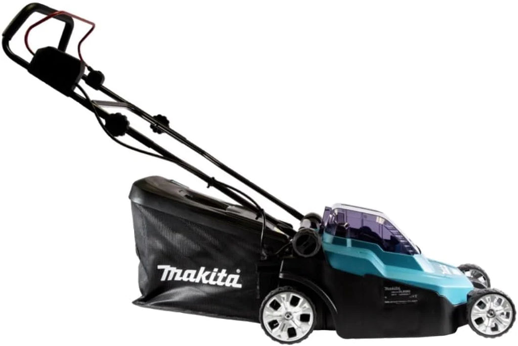 Kosiarka MAKITA 36V DLM382CM2 38cm 2x18V (2 x 4,0 Ah), Niebieska