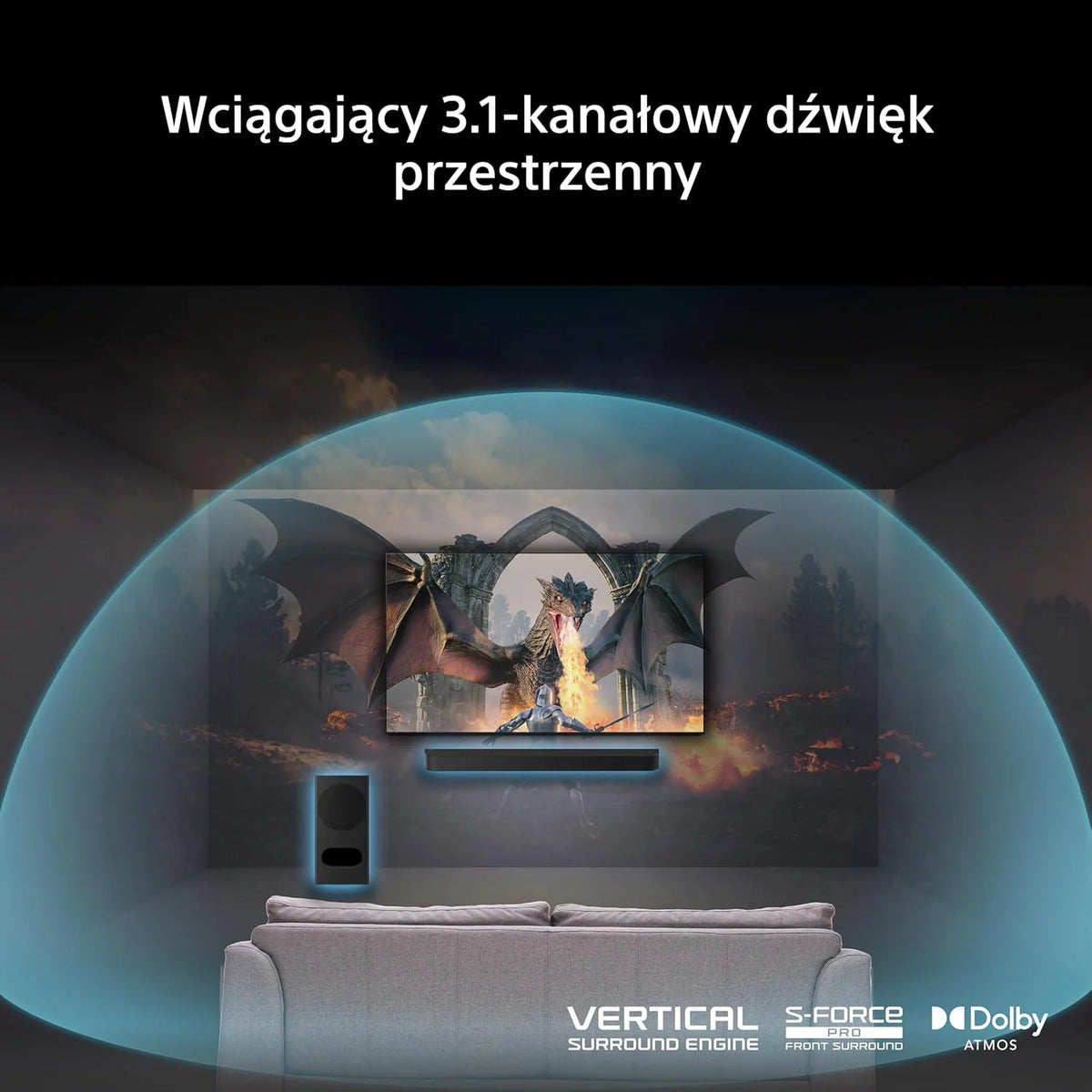 Sony Hta3000.Cel HTA3000.CEL Głośnik, Czarny, ‎12,8 x 95 x 6,4 cm