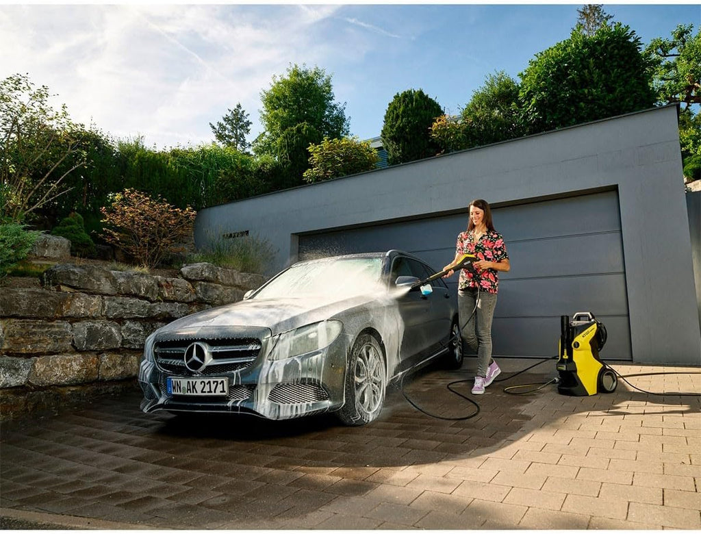 Myjka ciśnieniowa Kärcher K 7 Premium Smart Control Flex Home, ciśnienie: 180 barów, przepływ: 600 l/h, wydajność: 60 m²/h, filtr wody, waga: 18 kg, wąż elastyczny, lanca wielostrumieniowa