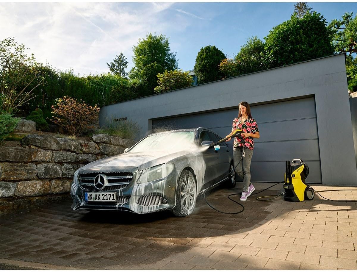 Myjka ciśnieniowa Kärcher K 7 Premium Smart Control Flex Home, ciśnienie: 180 barów, przepływ: 600 l/h, wydajność: 60 m²/h, filtr wody, waga: 18 kg, wąż elastyczny, lanca wielostrumieniowa
