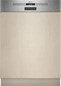 Neff S145EAS16E, N 50, inteligentna zmywarka do naczyń, częściowo zintegrowana 60 cm, zmywarka, wyprodukowano w Niemczech, kosz na sztućce, bardzo cichy, otwarty, intensywne czyszczenie w temperaturze