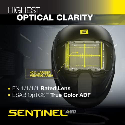 ESAB Sentinel A60 Air z ESAB EPR-X1 PAPR kask spawalniczy z napędzanym respiratorem oczyszczającym powietrze