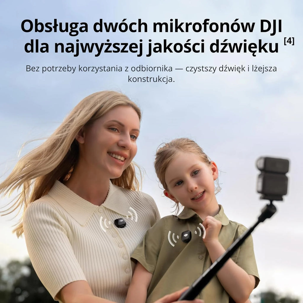 DJI Osmo 360 Essential Combo, kamera 360 z 1-calowym obrazowaniem 360°, natywne wideo 8K 360°, zestaw z niewidocznym selfie stickiem 1,2 m, wydłużony czas pracy z 2 akumulatorami