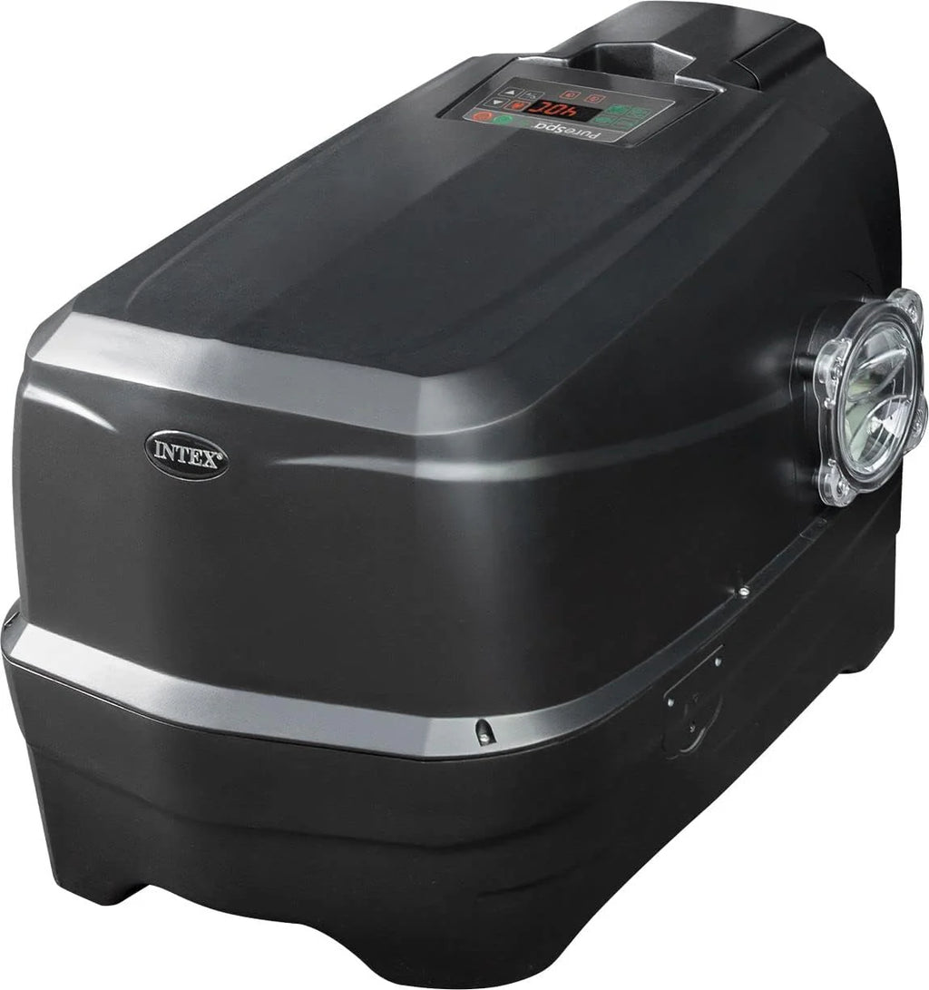 Intex Pure SPA Basen Dmuchany, Czarny/Biały, ‎201 x 201 x 71 cm