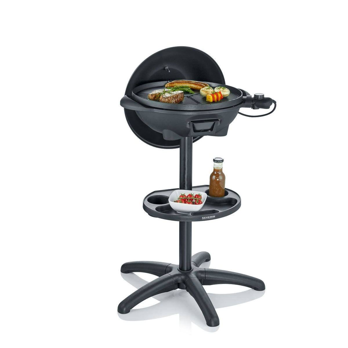 Grill elektryczny Severin z nóżkami i pokrywką, str. 8541
