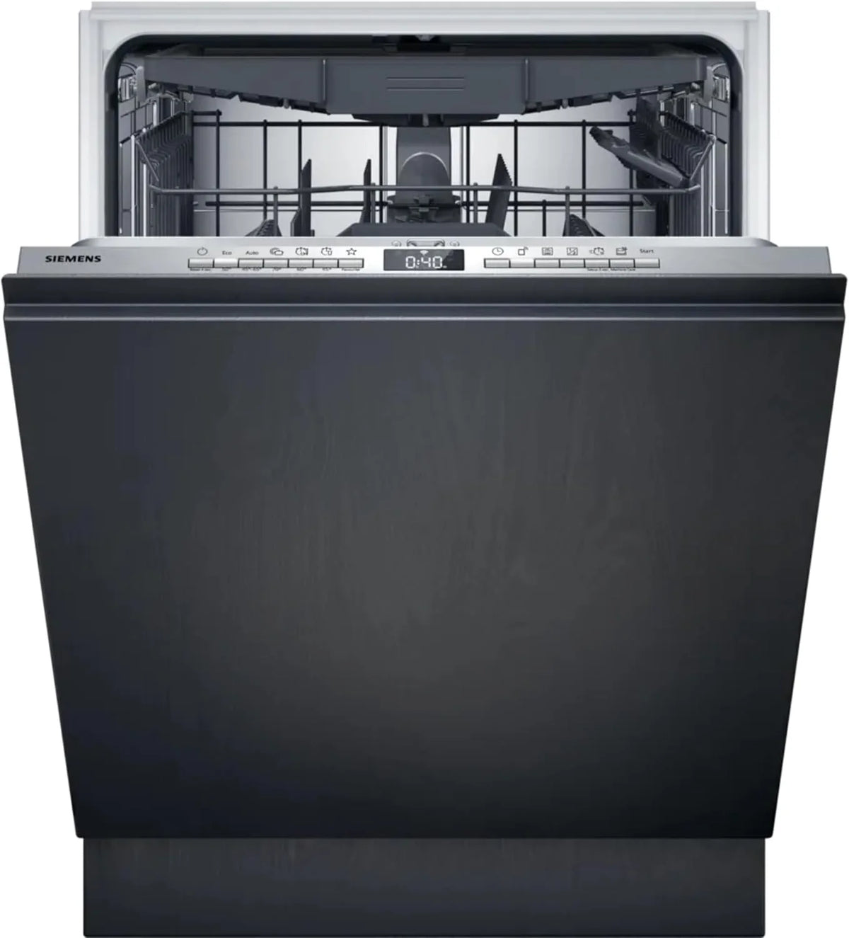 Siemens SX63EX22CE, iQ300, zmywarka XXL, w pełni zintegrowana, 60 cm, inteligentna zmywarka, wyprodukowano w Niemczech, szuflada na sztućce, varioSpeed Plus, kosze Flex, autoOpen dry, przycisk