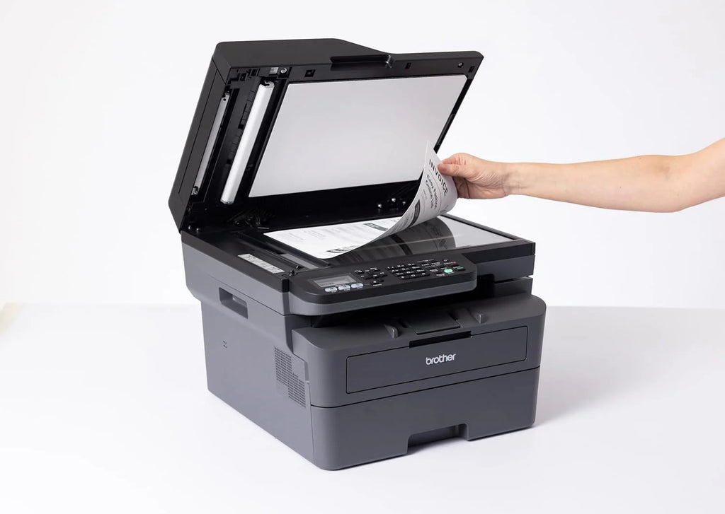 Brother MFC-L2827DW wielofunkcyjna drukarka laserowa 4 w 1, 32 ppm, druk dwustronny, 2-liniowy wyświetlacz LCD, Fast Ethernet, Wi-Fi 5 GHz i USB 2.0