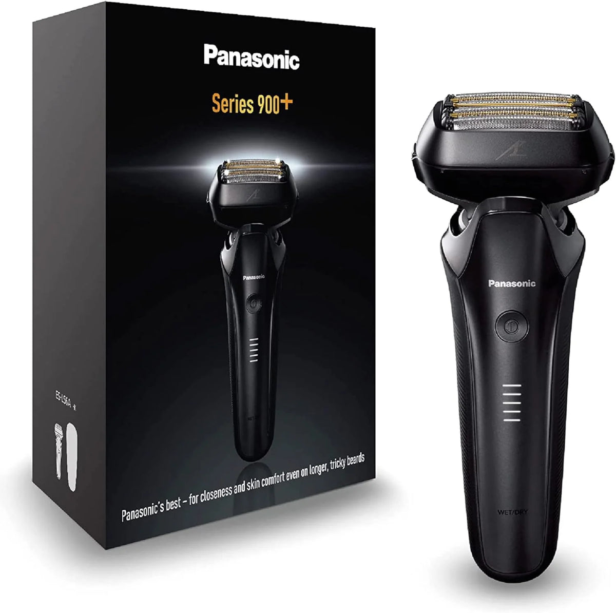 Panasonic ES-LS6A 6-Ostrzowa Golarka Elektryczna Dla Mężczyzn, Elektryczna Maszynka Do Golenia Z Czujnikiem Zarostu, Systemem Automatycznego Czyszczenia I Ładowania