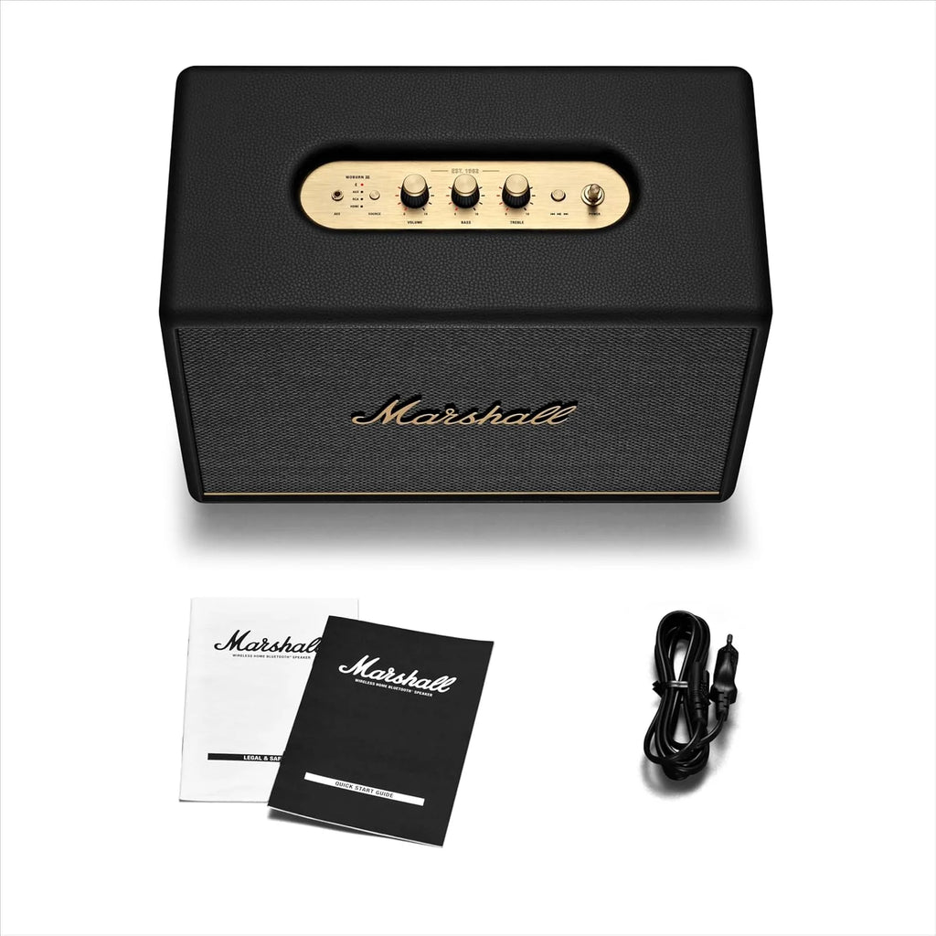 Marshall Woburn Iii Bk 1002583 Głośnik Bluetooth, Czarny, ‎46 x 38 x 26 cm
