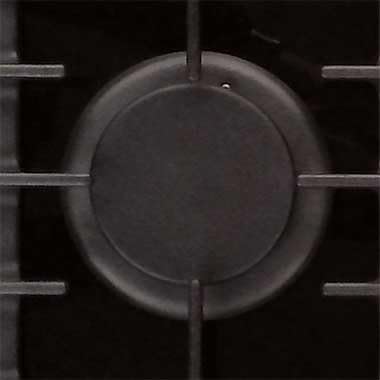 Kaiser KCG 6394 Turbo, płyta gazowa 60 cm, ekskluzywne czarne szkło - wolnostojąca - płyta grzewcza - 4 palniki wysokiej jakości -3,8 kW - palnik WOK - możliwy gaz ziemny i propan