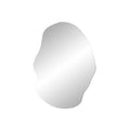 Lustro w kształcie organicznym – nowoczesny design i minimalistyczna estetyka.