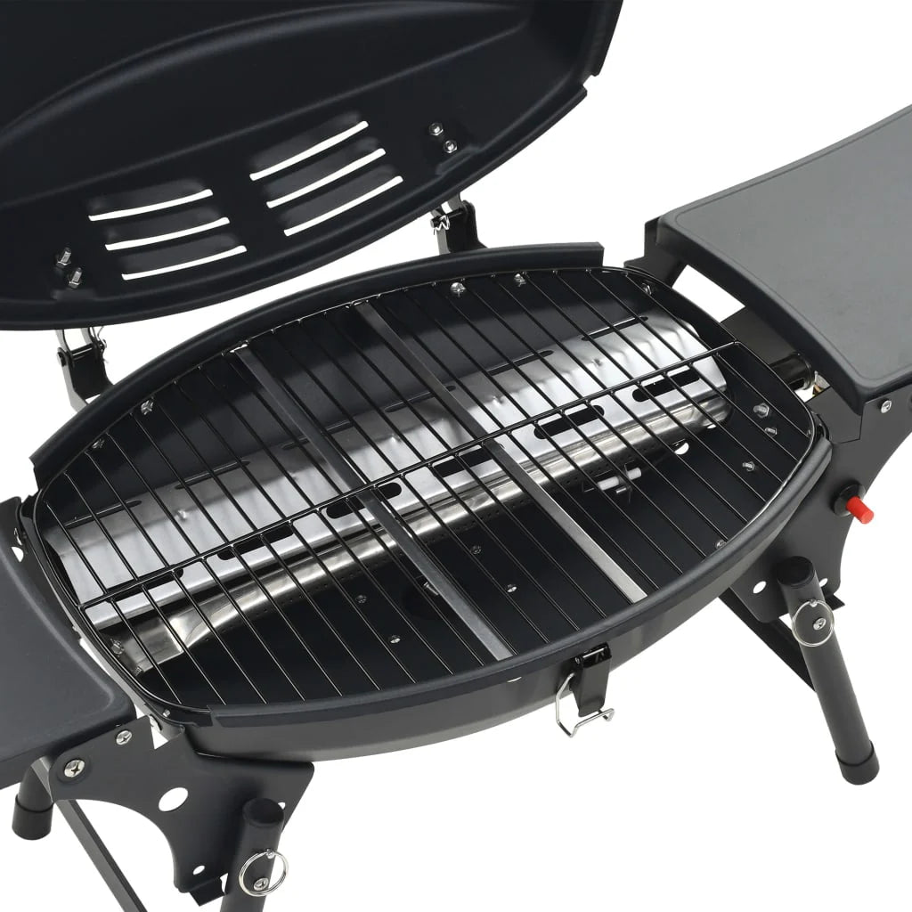 Grill gazowy przenośny z 1 strefą grzewczą, czarny V3770