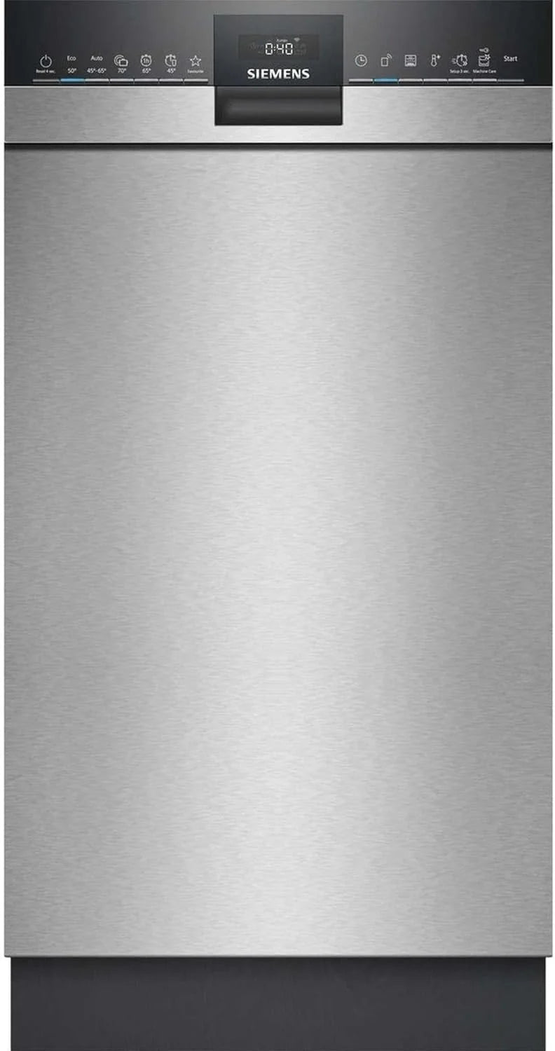 Siemens SR53HS74KE, iQ300, inteligentna, częściowo zintegrowana zmywarka, 45 cm, program Eco 50°C, varioSpeed Plus, kosz górny z regulacją wysokości, rackmatik, zabezpieczenie przed dziećmi