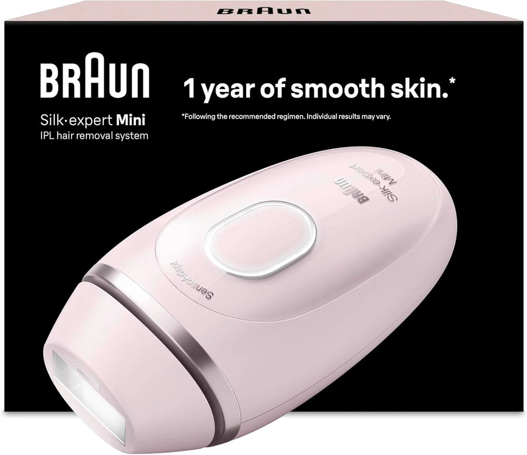Braun IPL Smart Silk·expert Mini, Do Laserowej Depilacji W Domu, Trwała Redukcja Zbędnego Owłosienia, PL1100