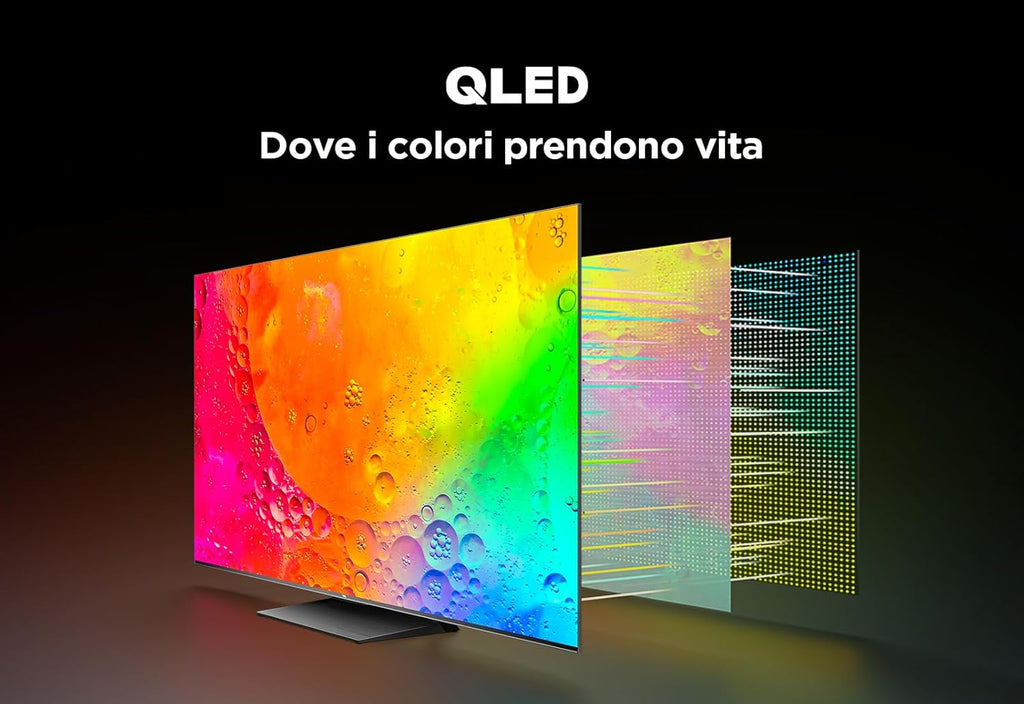 TCL 65V6C 65-calowy bezpośredni telewizor LED, 4K HDR TV, Smart TV Powered by Google (Dolby Audio, Motion Clarity, kompatybilny z Google Assistant & Alexa, 2025 nowy model)