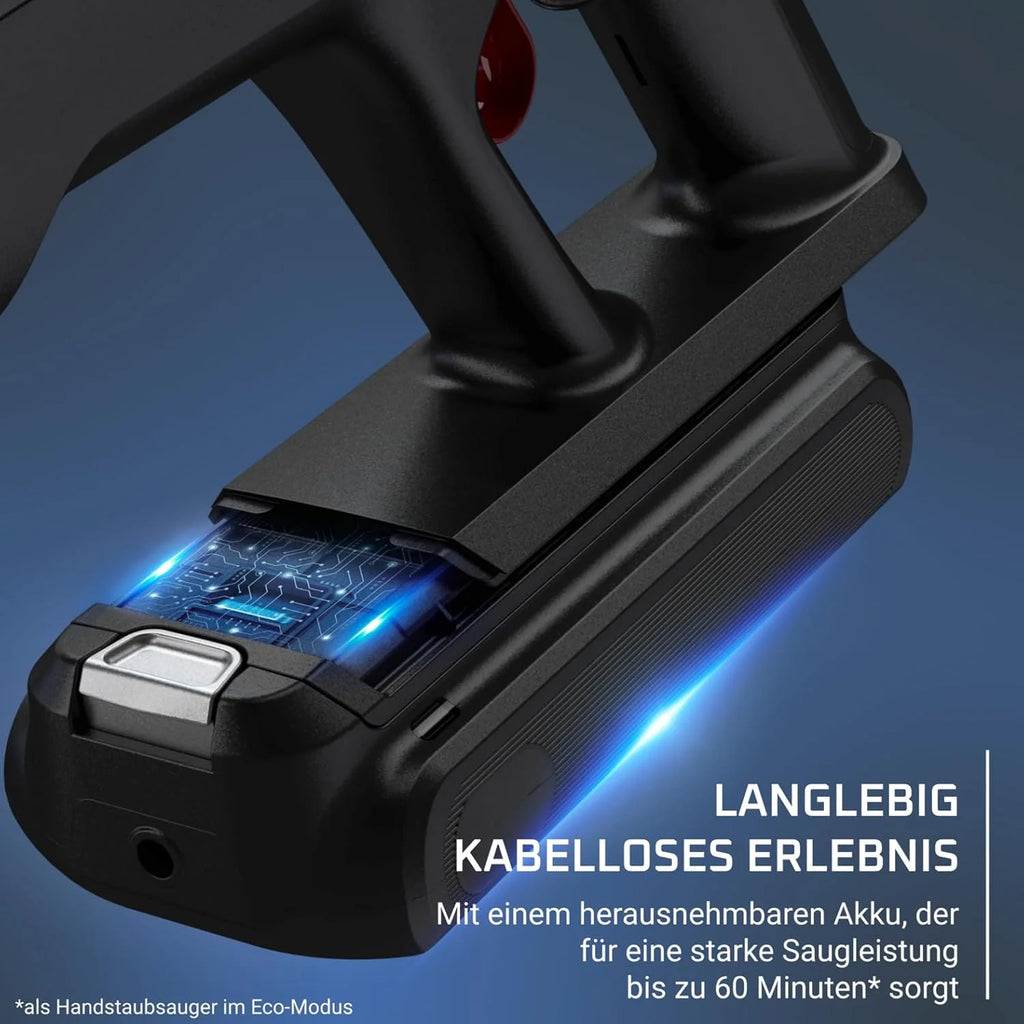 Rowenta X-Force Flex 13.60, bezprzewodowy odkurzacz akumulatorowy, model dla alergików, głęboka siła czyszczenia, przegub elastyczny, 150 W, czas pracy do 60 minut, wyprodukowano we Francji, RH9A36WV