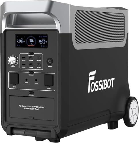 FOSSiBOT-Polska F3600 Pro przenośna Stacja zasilania, 3600W 3840Wh Power station, VAT Na Zewnątrz i Awaryjnego Zasilania 5-letnia gwarancja