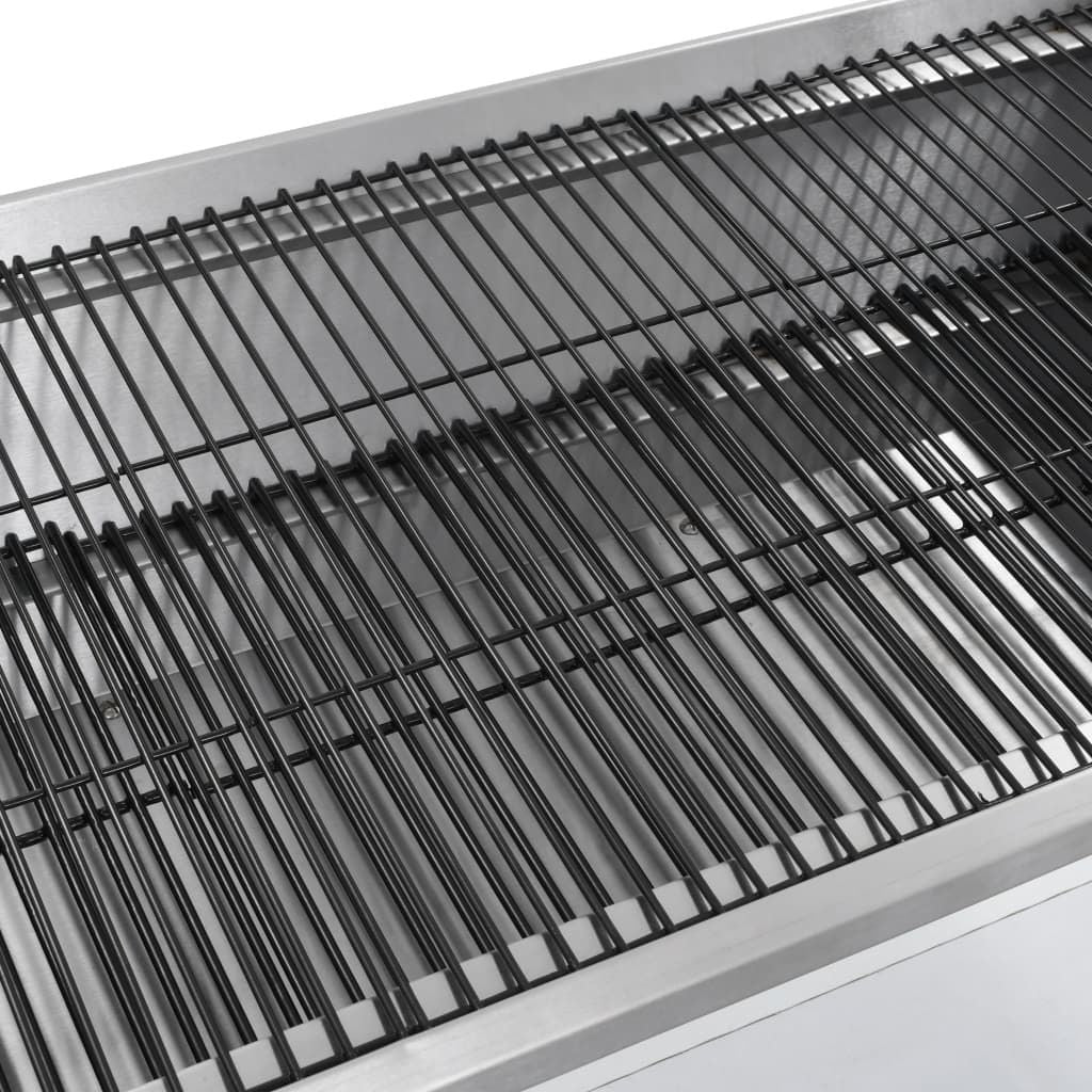 Grill Vidaxl z rożnem i silnikiem elektrycznym