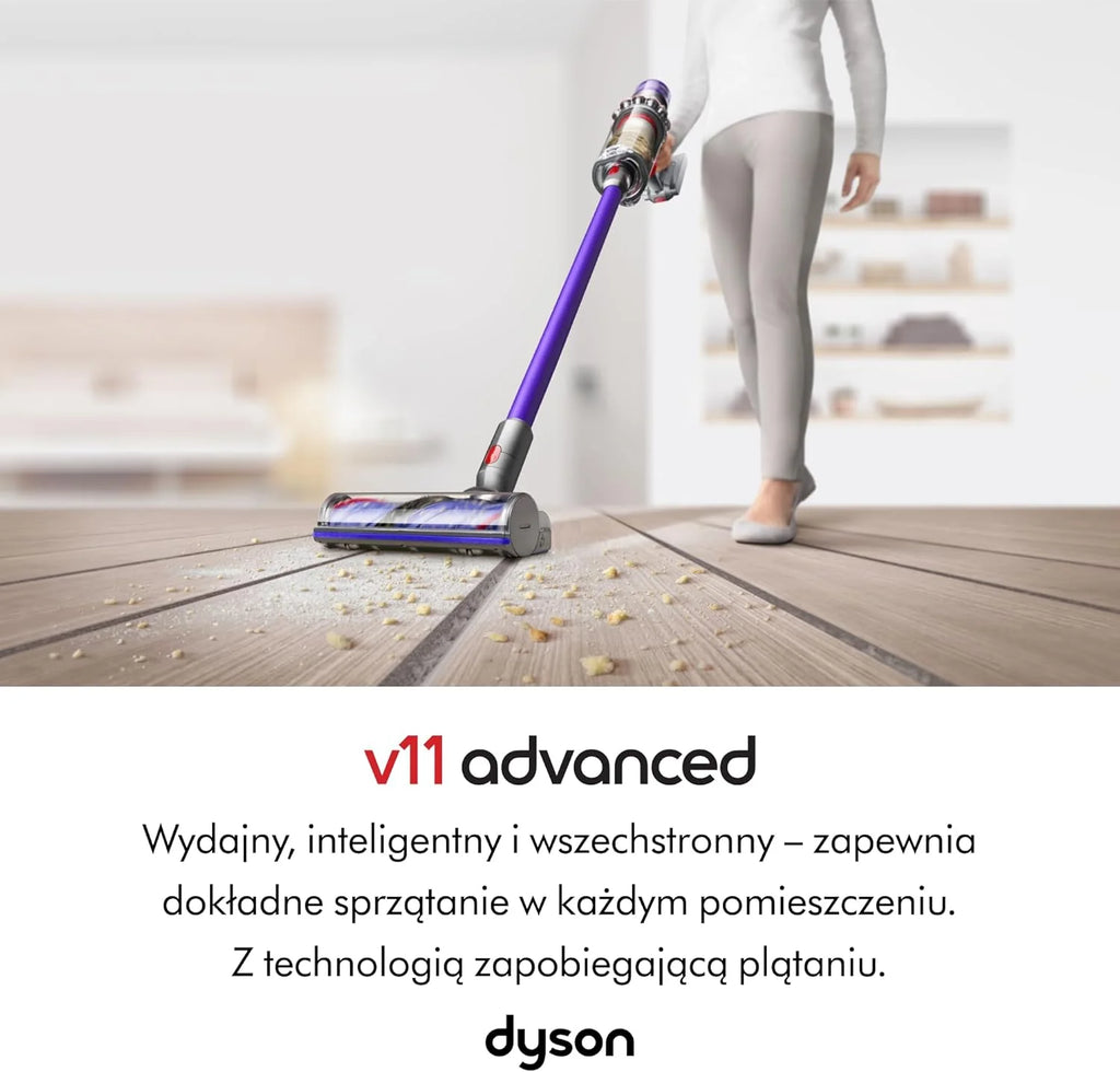 Bezprzewodowy odkurzacz pionowy Dyson V11™ Advanced (Nikiel/Fiolet)