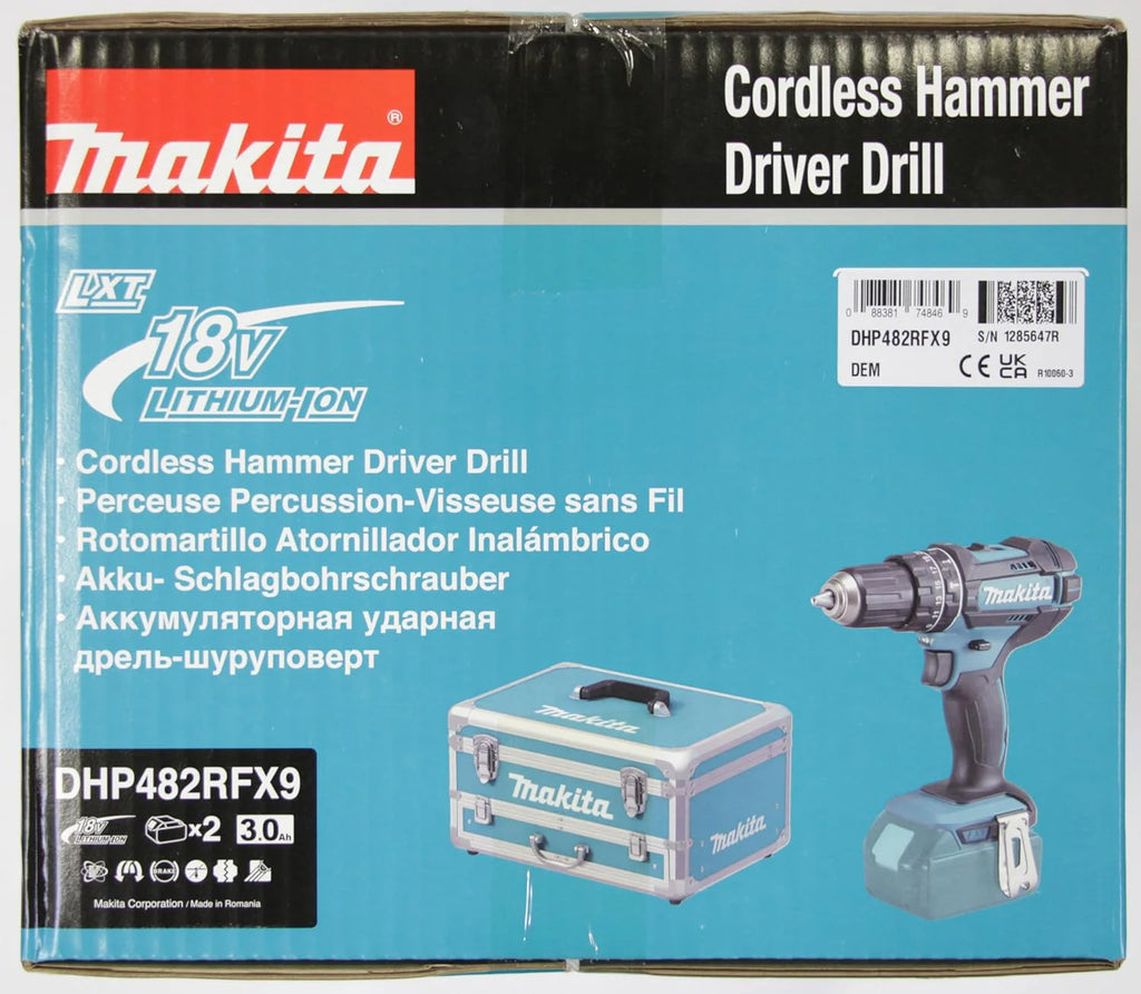 Makita Petrol Wiertarko-Wkrętarka, Czarny/Zielony, 1900 obr./min