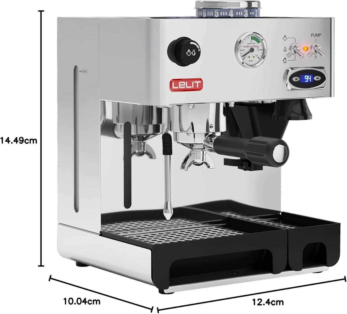 LELIT Anna PL41TEM, prosumer coffee machine with PID