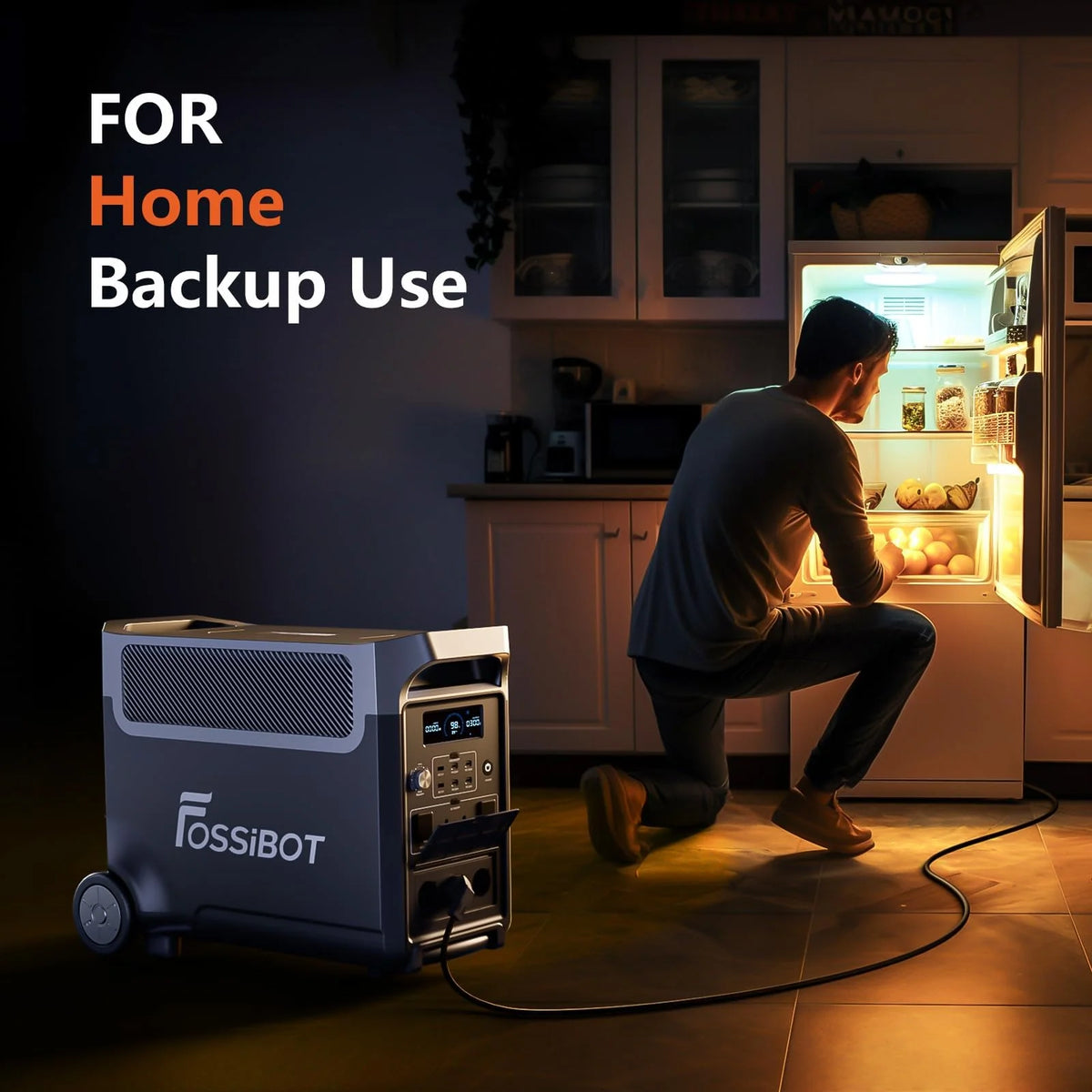 FOSSiBOT-Polska F3600 Pro przenośna Stacja zasilania, 3600W 3840Wh Power station, VAT Na Zewnątrz i Awaryjnego Zasilania 5-letnia gwarancja