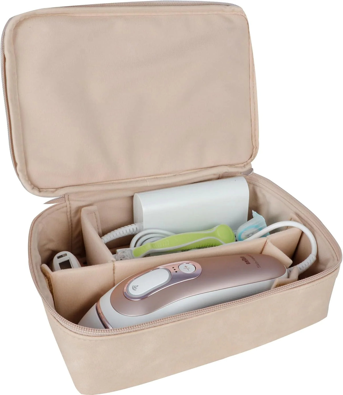 Braun Smart IPL Skin i·expert, usuwanie włosów w domu, darmowa aplikacja, torba do przechowywania, golarka Venus, 2 nasadki, PL7147