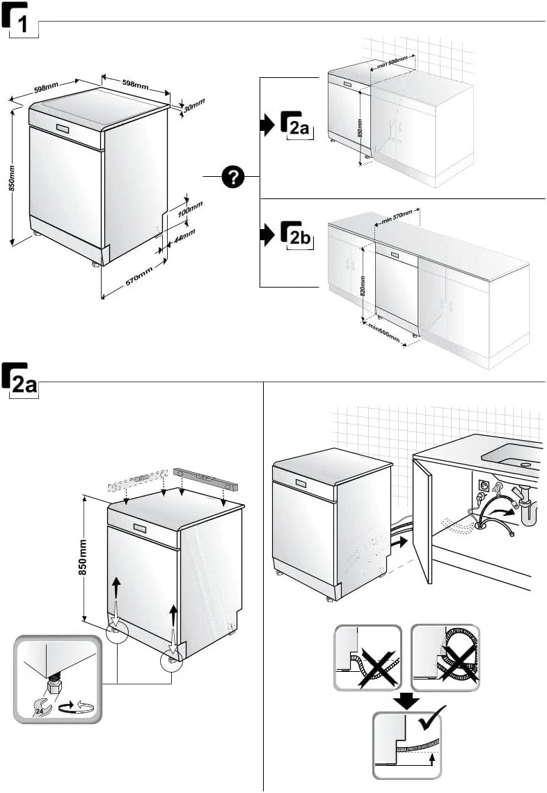 Beko DFN04321W b100 zmywarka wolnostojąca 60 cm, 13 nakryć wymiarowych, możliwość montażu pod wodą, do połowy załadunku, wybór czasu, program Clean &Shine, 4 programy, sejf wodny, biały