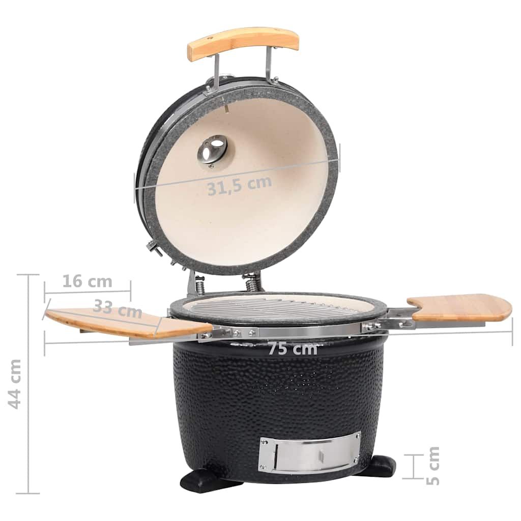 Kamado Grill Ceramiczny palnik do grilla 44 cm Vidaxl