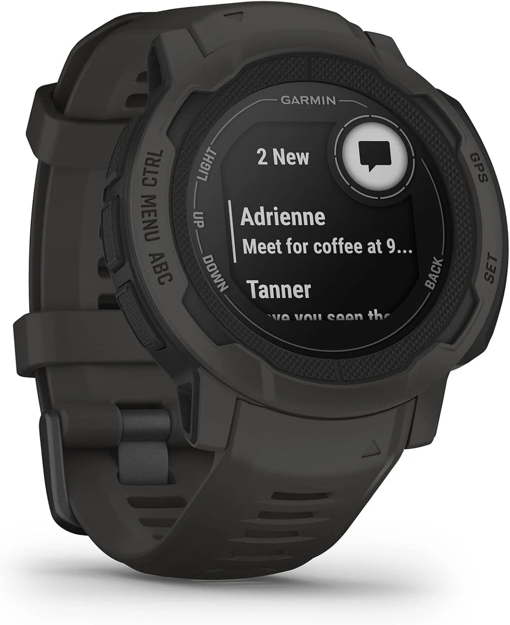 Garmin Instinct 2S SOLAR Smartwatch GPS, Grafitowy, M
