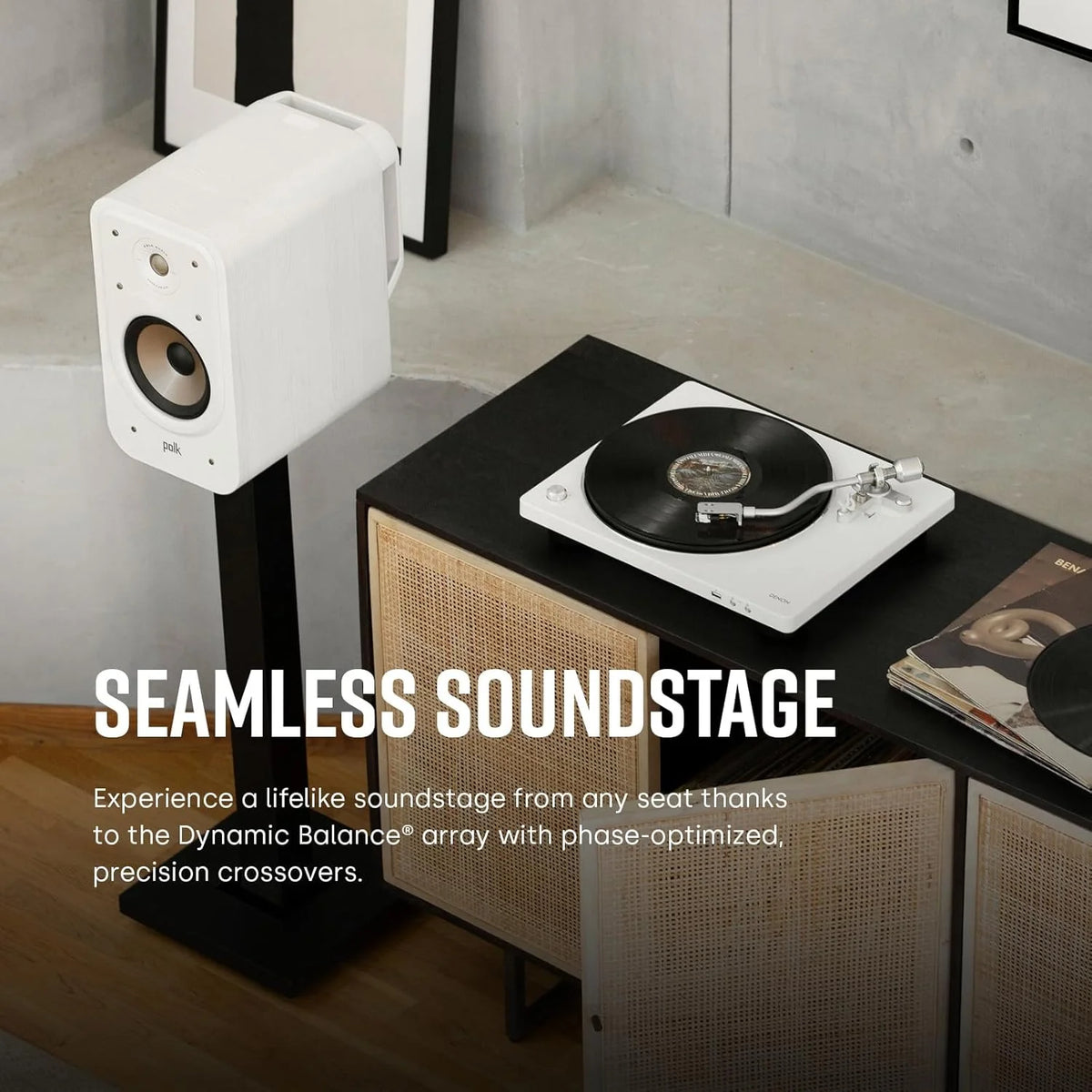 POLK AUDIO Signature Elite ES20 głośniki do regału na książki, głośników stereo, głośników Hi-Fi, certyfikat Hi-Res, kompatybilne z Dolby Atmos i DTS: X (para 2 szt.) - czarne
