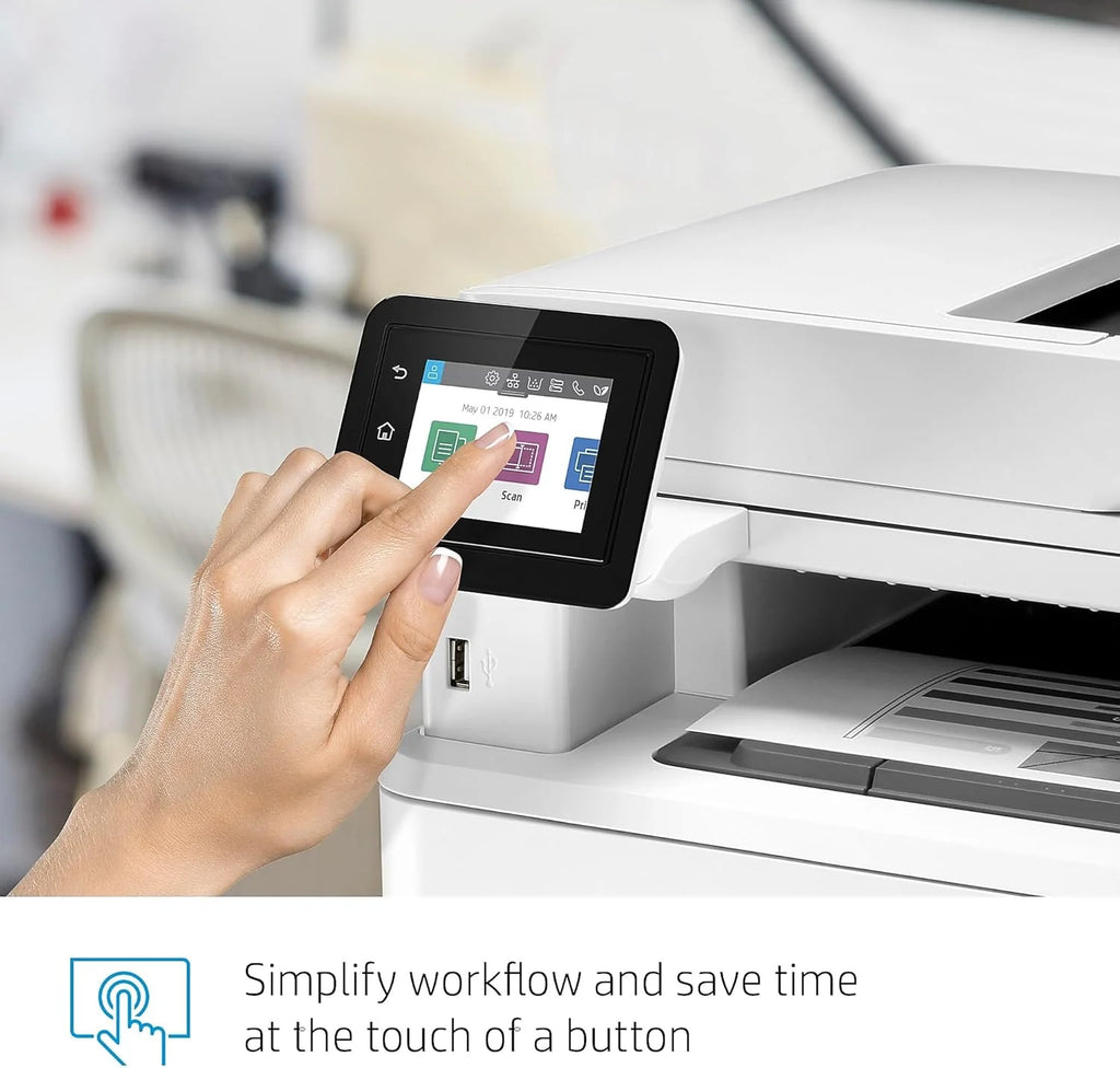 HP LaserJet Pro M428fdw wielofunkcyjna drukarka laserowa (drukarka, skaner, kopiarka, faks, WLAN, LAN, duplex, Airprint), biała, 4 w 1