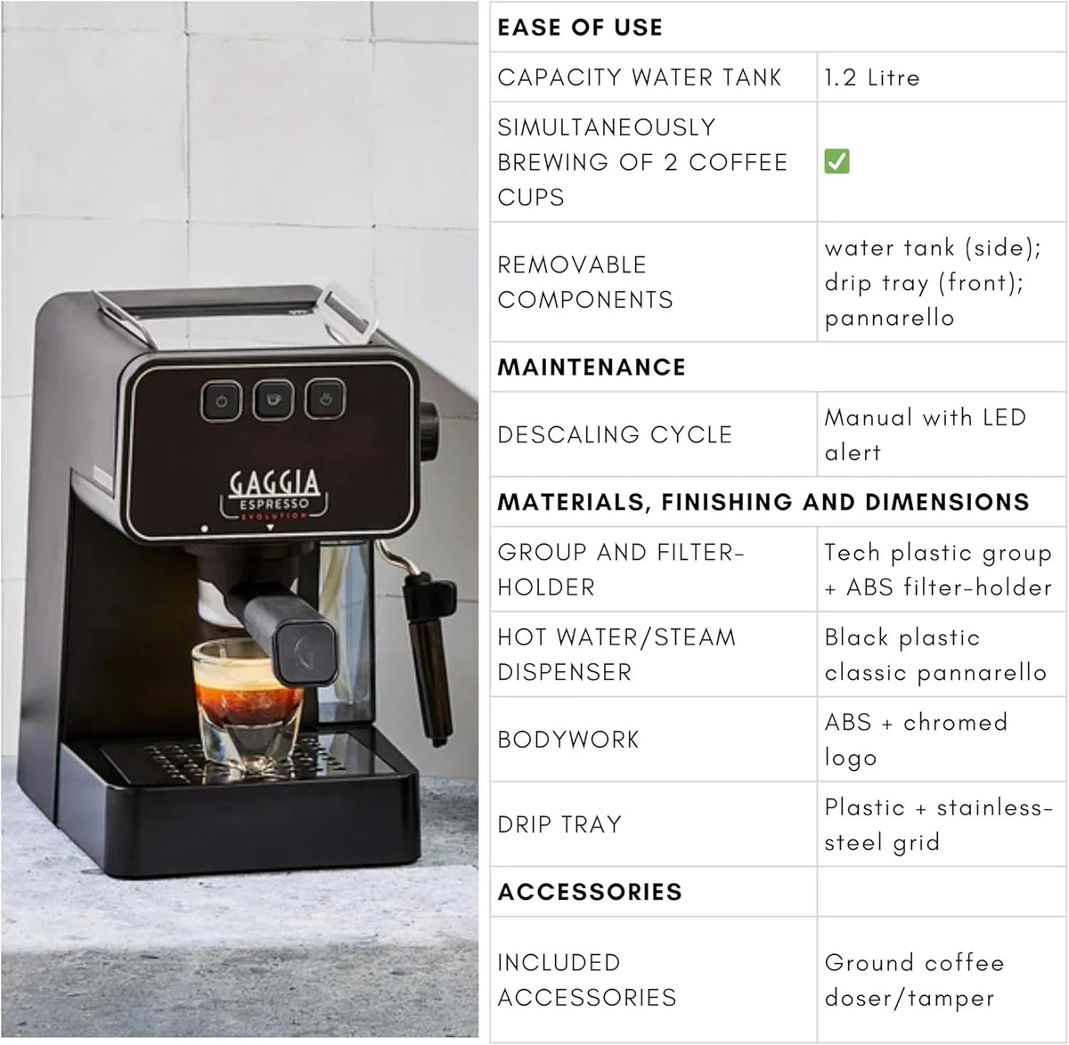 Gaggia Classic Evo czarny RI9481/14