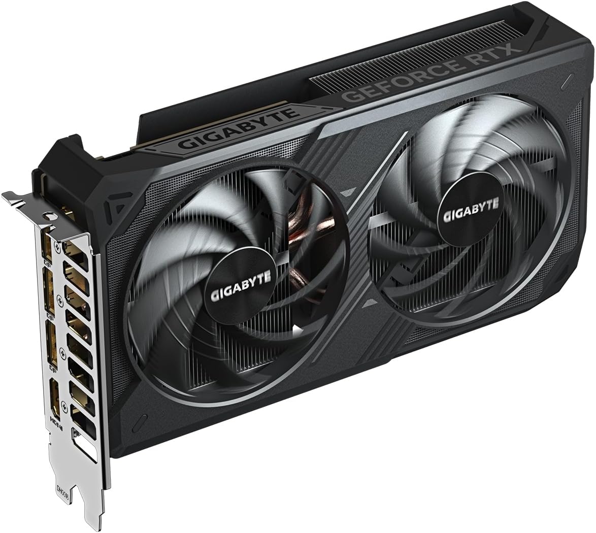 Gigabyte GeForce RTX 5060 WINDFORCE OC 8G karta graficzna - 8 GB GDDR7, 128 bit, PCI-E 5.0, zegar rdzeniowy 2512 MHz, 3 x DisplayPort, 1 x HDMI, GV-N5060WF2OC-8GD