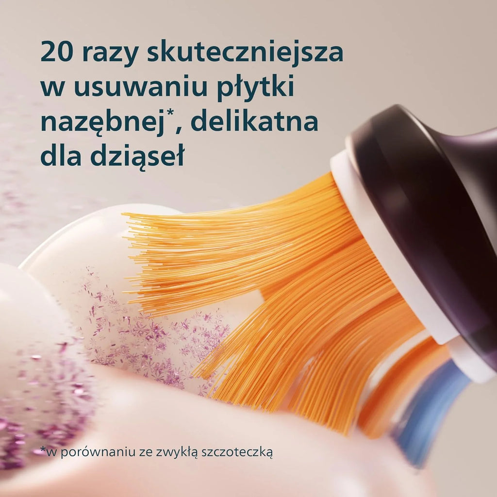 Philips Sonicare DiamondClean 9900 Prestige Elektryczna szczoteczka do zębów z technologią i aplikacją SenseIQ, 5 trybów szczotkowania, etui podróżne do ładowania, kolor czarny, model HX9992/43