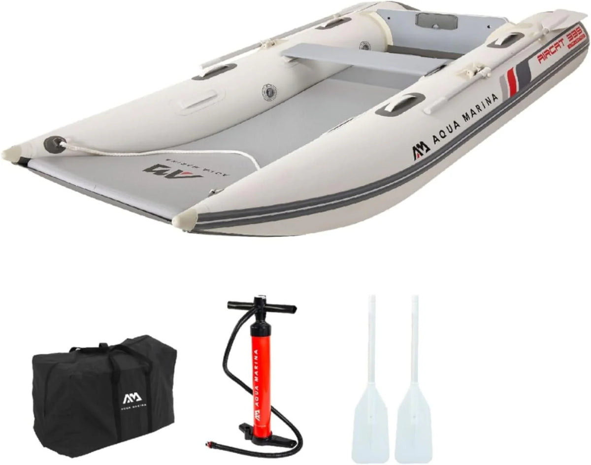 Aqua Marina Aircat nadmuchiwana łódka katamarynowa z DWF Air Deck, długość 3,85 m