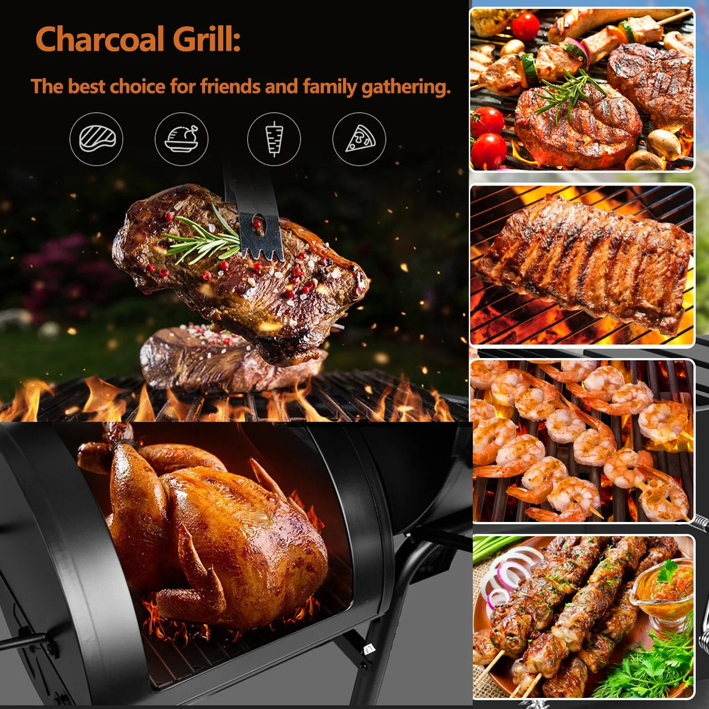 Grill węglowy Vebreda Outdoor 2026 – grill, wędzarnia i grill na patio i do ogrodu