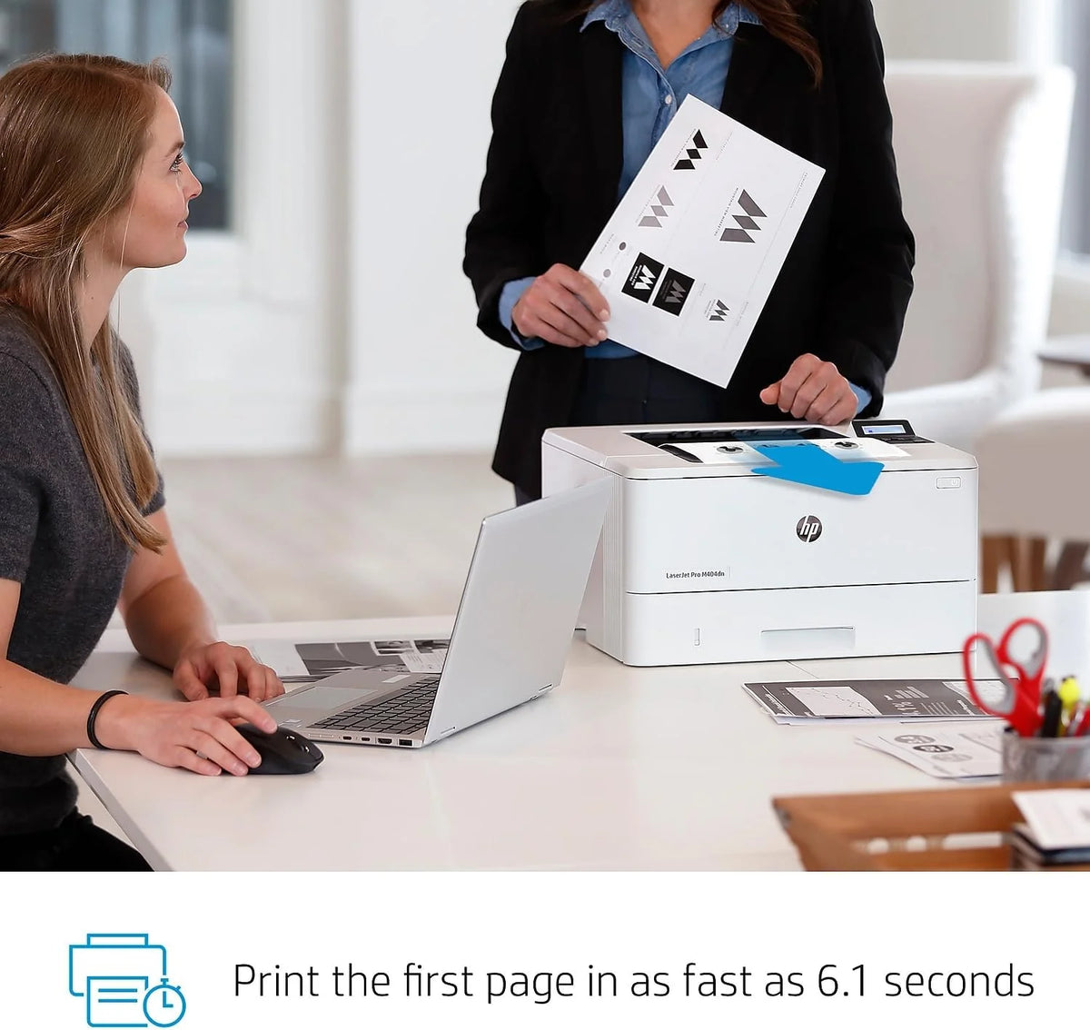 HP LaserJet Pro M428fdw wielofunkcyjna drukarka laserowa (drukarka, skaner, kopiarka, faks, WLAN, LAN, duplex, Airprint), biała, 4 w 1