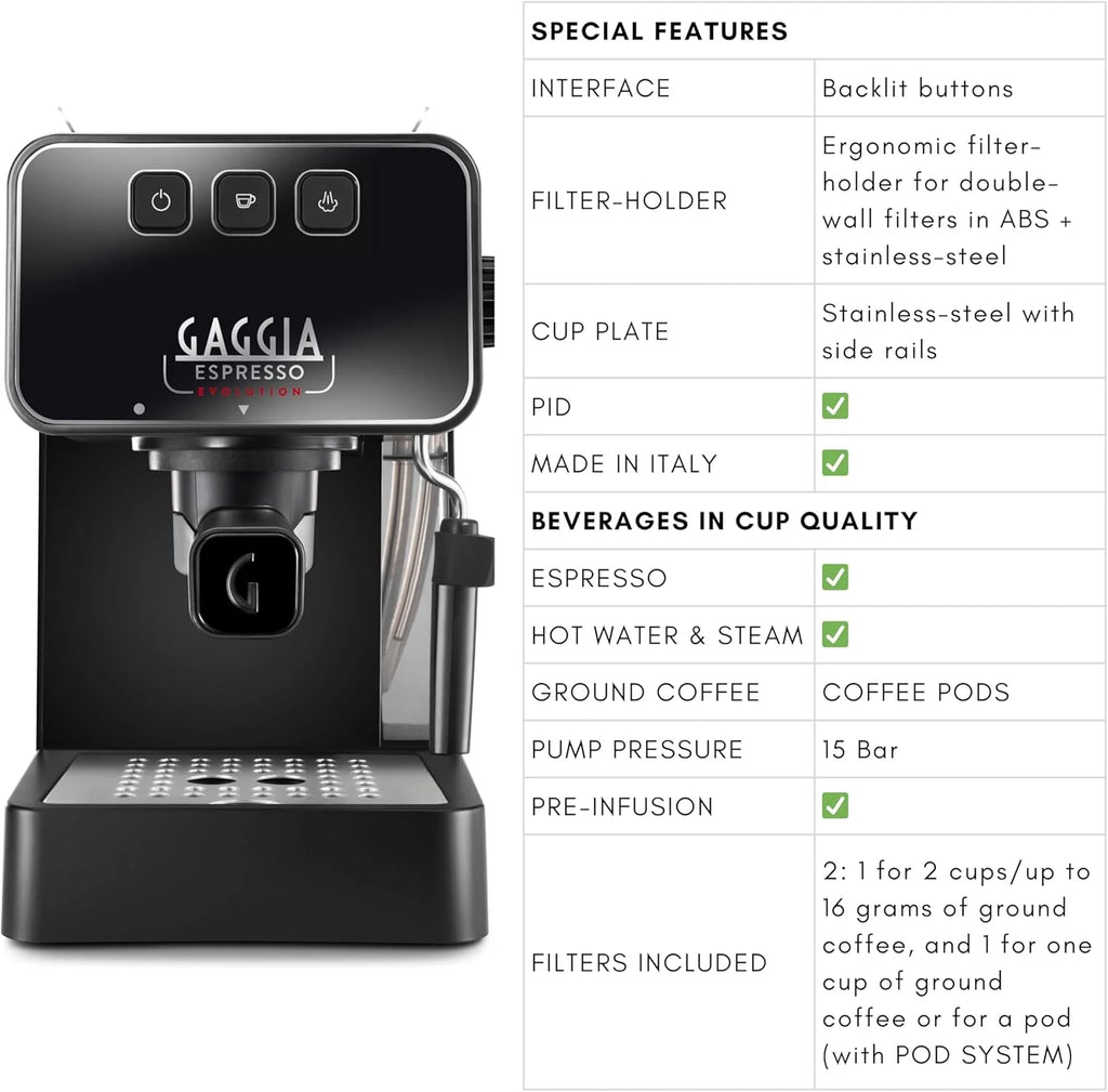 Gaggia Classic Evo czarny RI9481/14