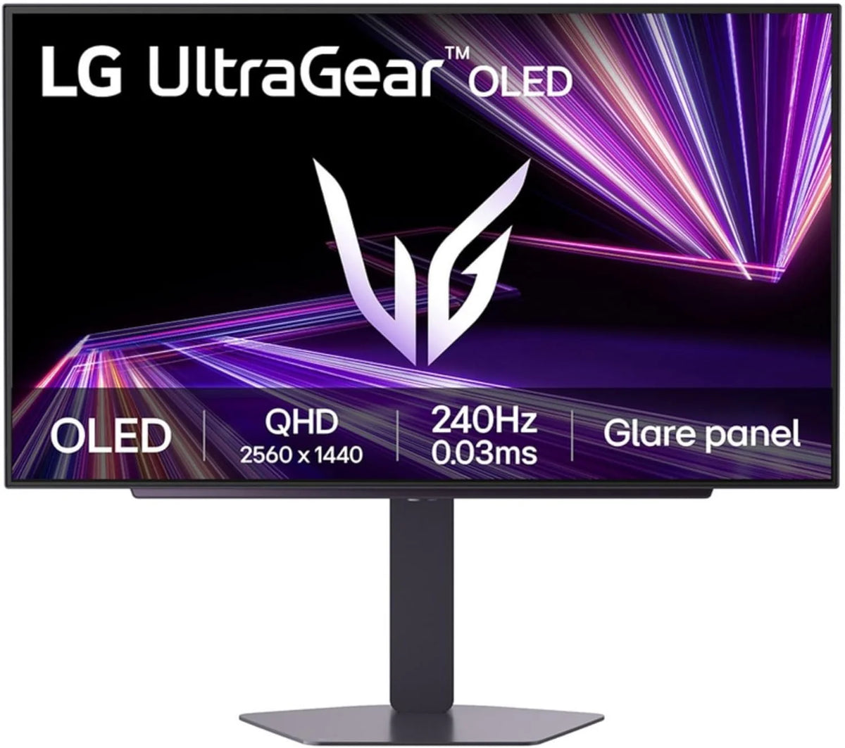 LG Ultragear 27GX704A-B.AEU. 27 OLED, QHD (2560 x 1440), 240 Hz, Display HDR 400 True Black, kompatybilny z G-SYNC & FreeSync Premium Pro, 2 x HDMI 2.1, 1xDP 1.4, 98,5% DCI-P3.