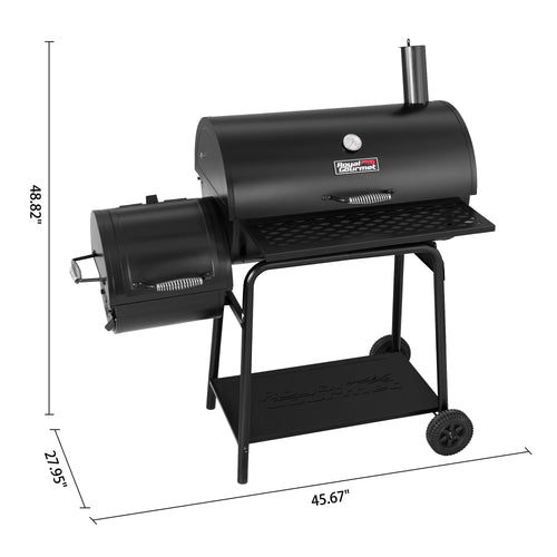 2026 Royal Gourmet CC1830F 30 grill węglowy z bocznym wędzarzem