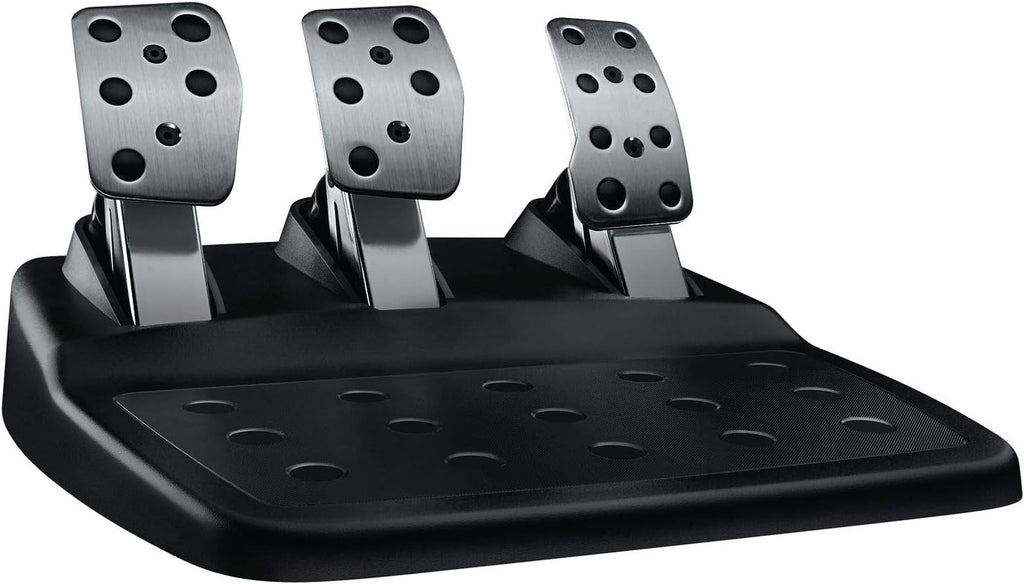 Logitech G G29 SE Driving Force, kierownica i pedały wyścigowe, siłowe sprzężenie zwrotne, prawdziwa skóra + Driving Force Shifter, dźwignia zmiany biegów - do konsol PS5, PS4 i PC/Mac - Czarny