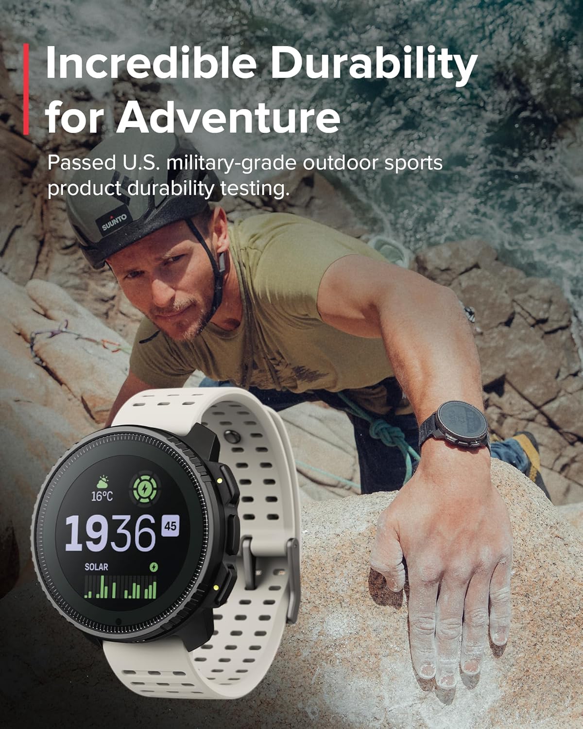 SUUNTO Vertical – Przygodowy zegarek GPS, monitor aktywności, dwupasmowy GNSS i mapy offline, obsługa ponad 95 dyscyplin sportowych, wskaźniki treningowe i analiza regeneracji.