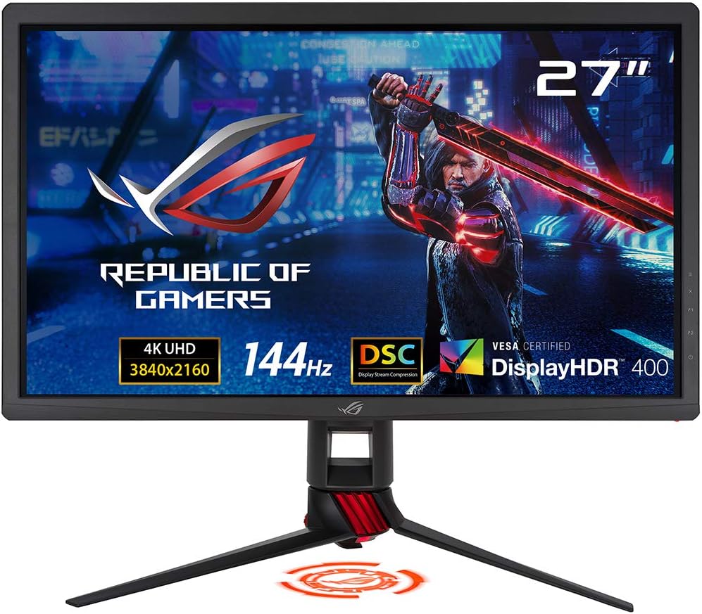 ASUS ROG STRIX zakrzywiony XG49VQ, 125% sRGB, DP, HDMI, USB 3.0, FreeSync 2 HDR, DisplayHDR 400, AuraSync