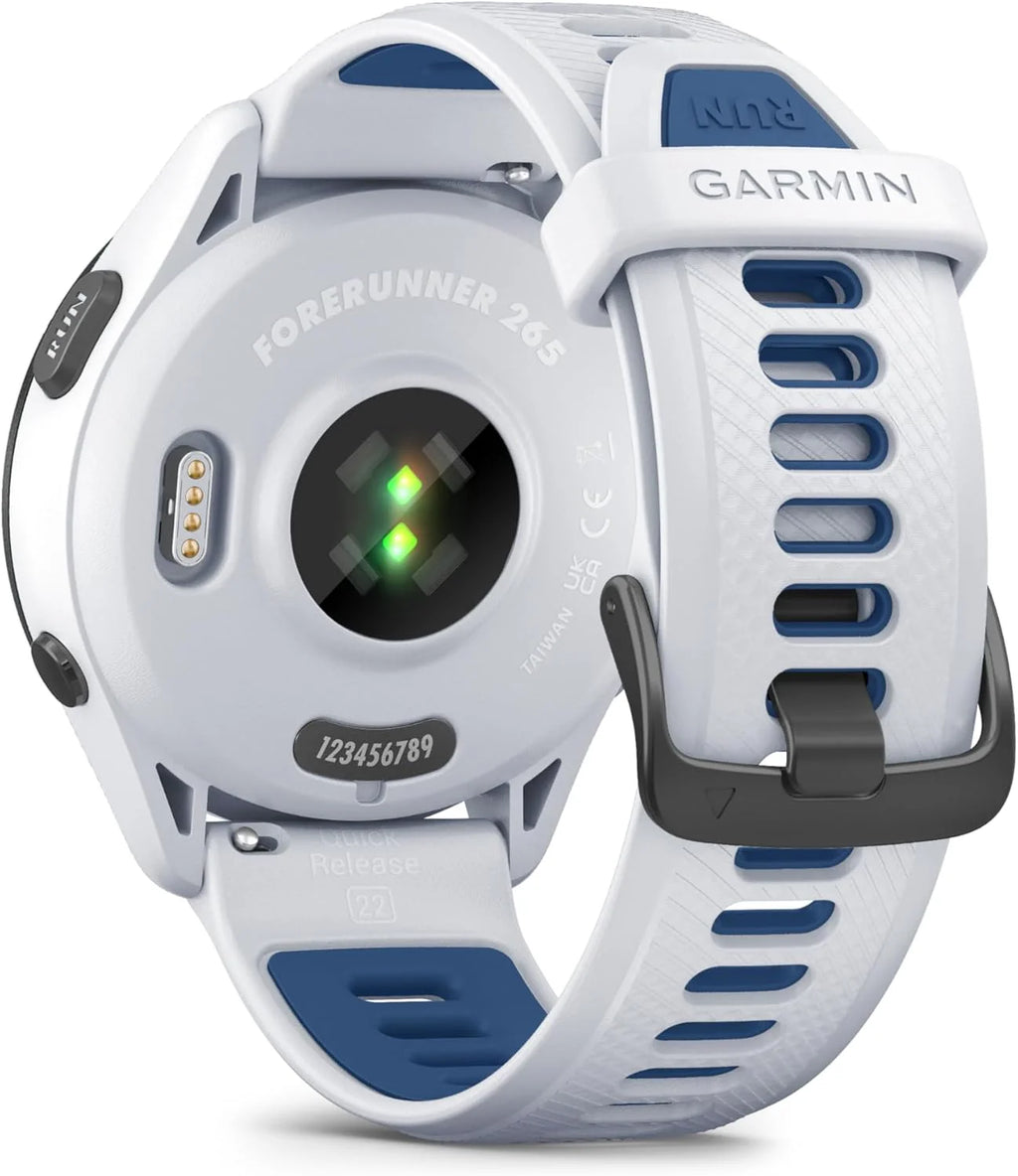 Garmin Forerunner 265 Smartwatch Do Biegania GPS 46mm, AMOLED, HRV Status, Do 13 Dni na Baterii, Czarny