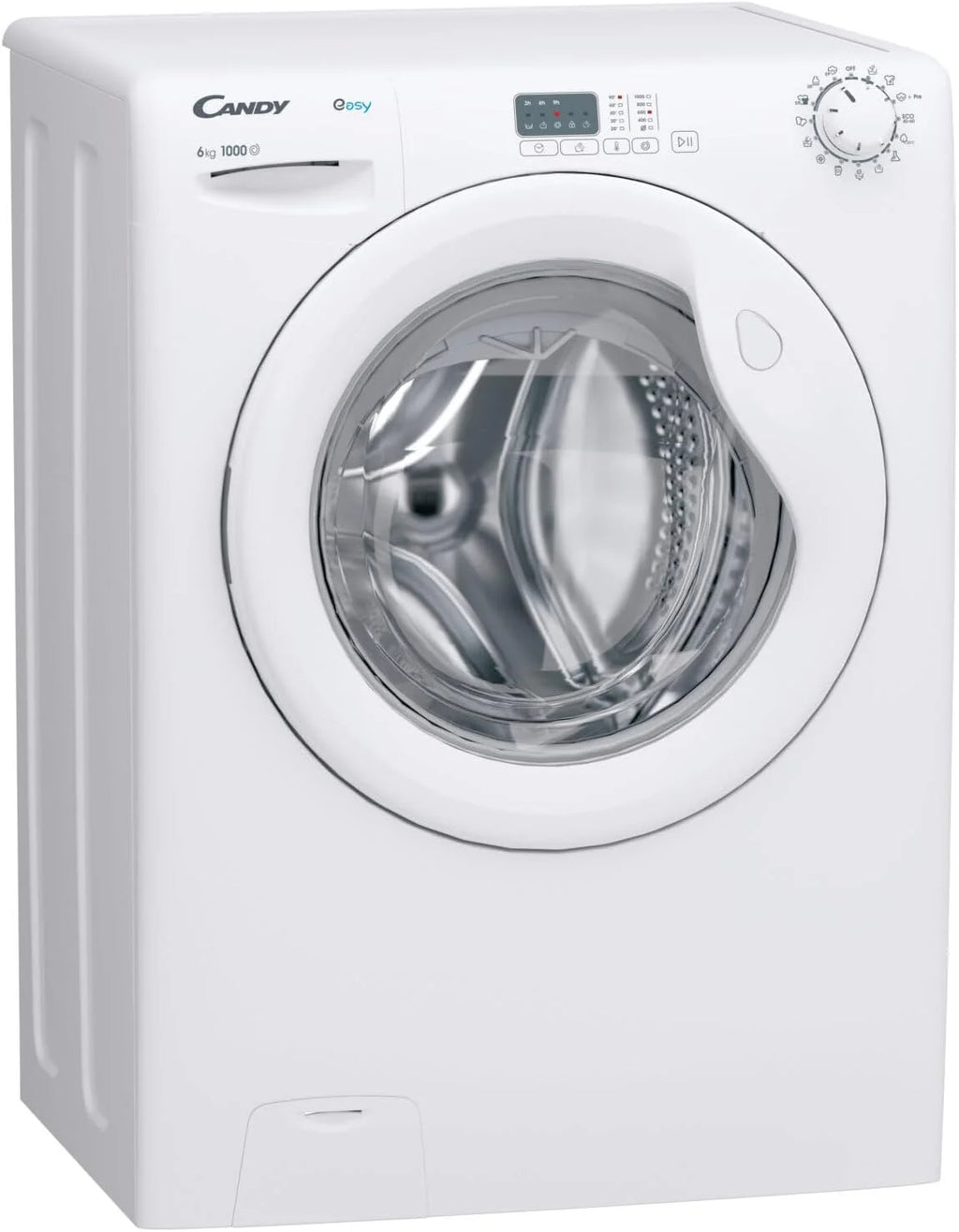 Candy EY4061DW4/1-S pralka 6 kg, ładowanie przednie, wolnostojąca, 1000 obr./min, klasa energetyczna B