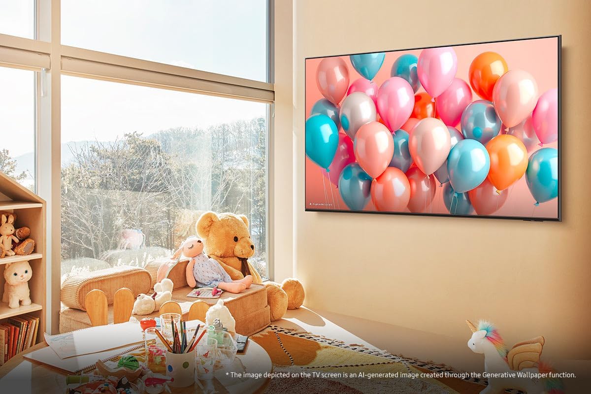 Samsung QLED Q7F4 telewizor 4K 55 cali (140 cm) UHD, procesor Q4 AI, Quantum Dot dla prawdziwych kolorów, skalowanie 4K, Knox Security, Adaptive Sound, Samsung Vision AI Smart TV, 55Q7F (2025)