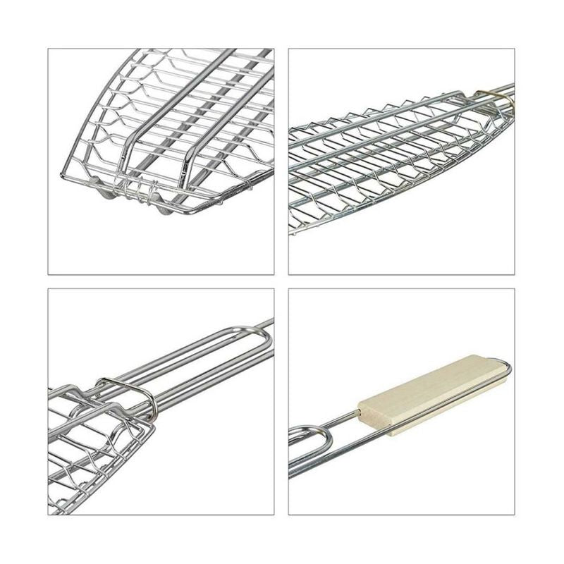 Grill do ryb, grillowania, 71x14 cm, indywidualny