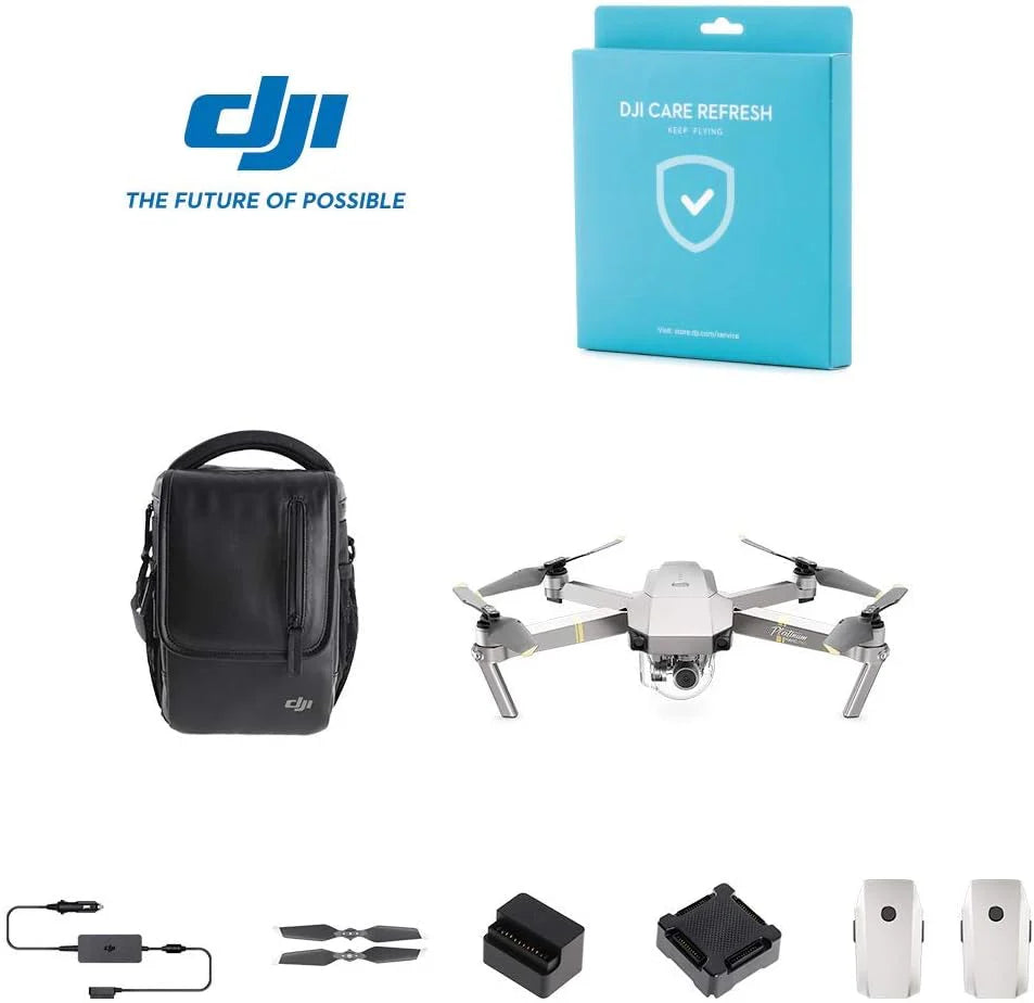 DJI Mavic Pro Quadcopter dron z kamerą, platynowy